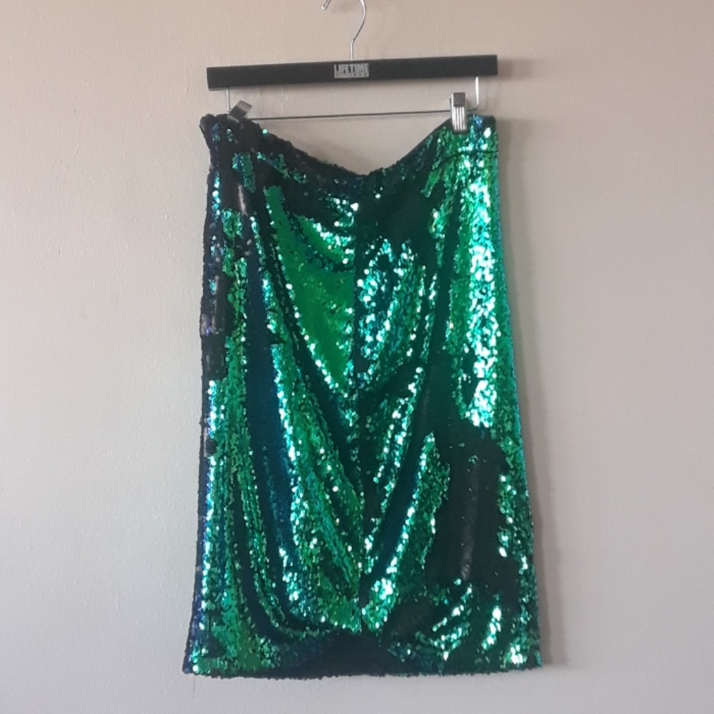 Mermaid Sequins pencil skirt